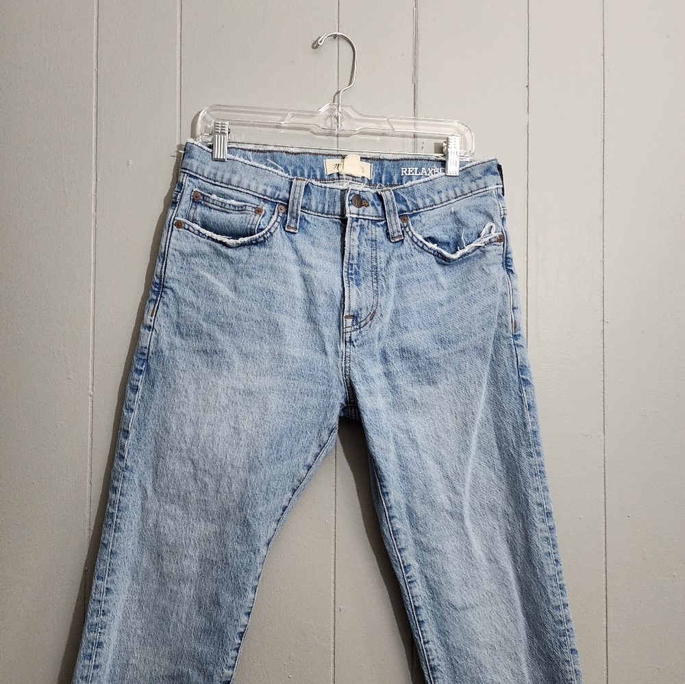 Madewell Relaxed Taper Light Was Jeans - Picture 2 of 11